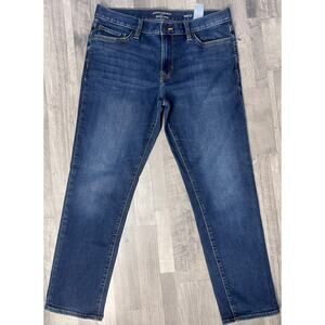 Banana Republic Travel Jeans Men’s Dark Wash 34x30 Slim Fit Stretch Classic